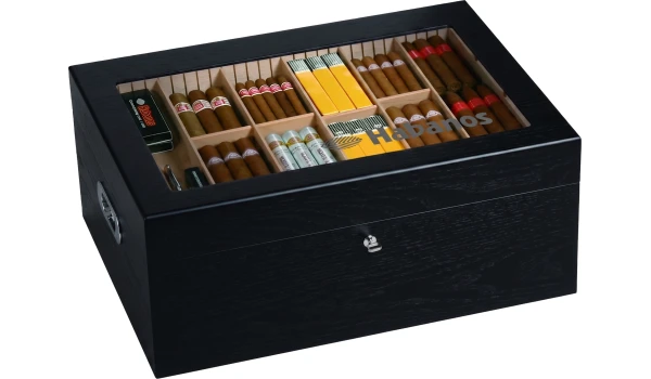 Habanos Gastronomy Humidor Silk Black photo 6