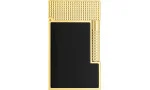 S.T. Dupont Le Grand Lighter Black Lacquer Yellow Gold Diamondhead C23790CL