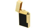 S.T. Dupont Le Grand Lighter Black Lacquer Yellow Gold Diamondhead C23790CL photo 3