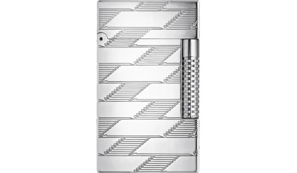 S.T. Dupont Le Grand Lighter Palladium Guilloche Monogram C23180