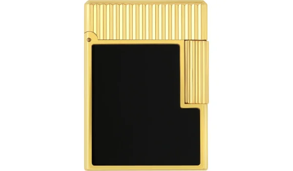 S.T. Dupont Ligne 1 Lighter Black Lacquer Yellow Gold C14120