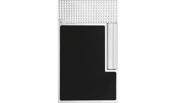 S.T. Dupont Ligne 2 Lighter Palladium and Matte Black C16602N