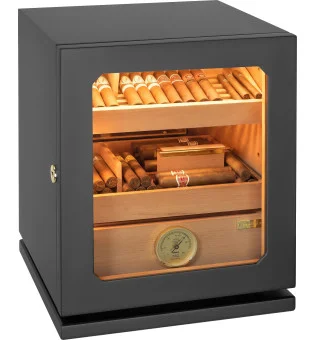 adorini Humidor Lumina Medium Deluxe black